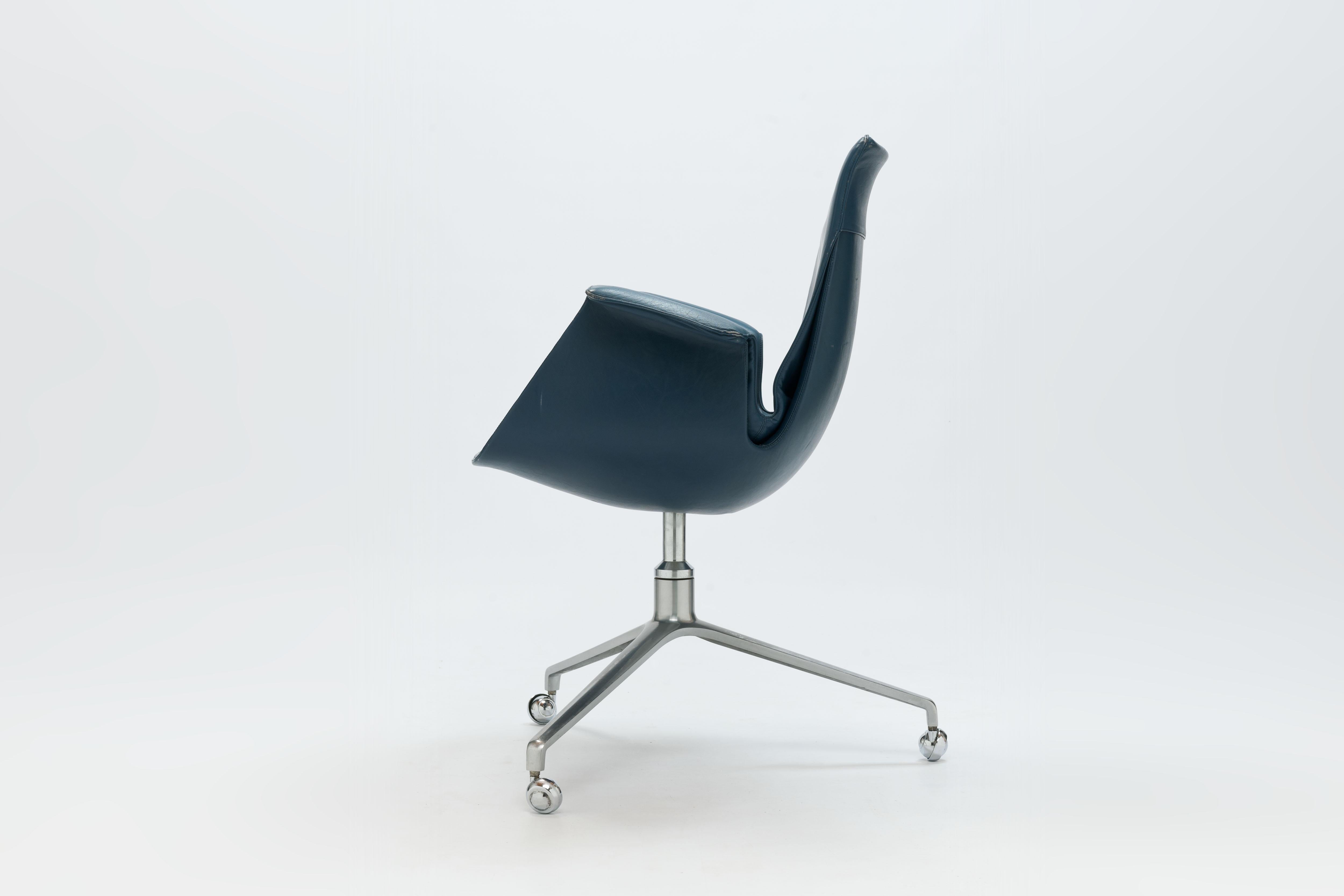 Danish  Tulip Bird Desk Chair by Jorgen Kastholm & Preben Fabricius (2 pcs. available) 