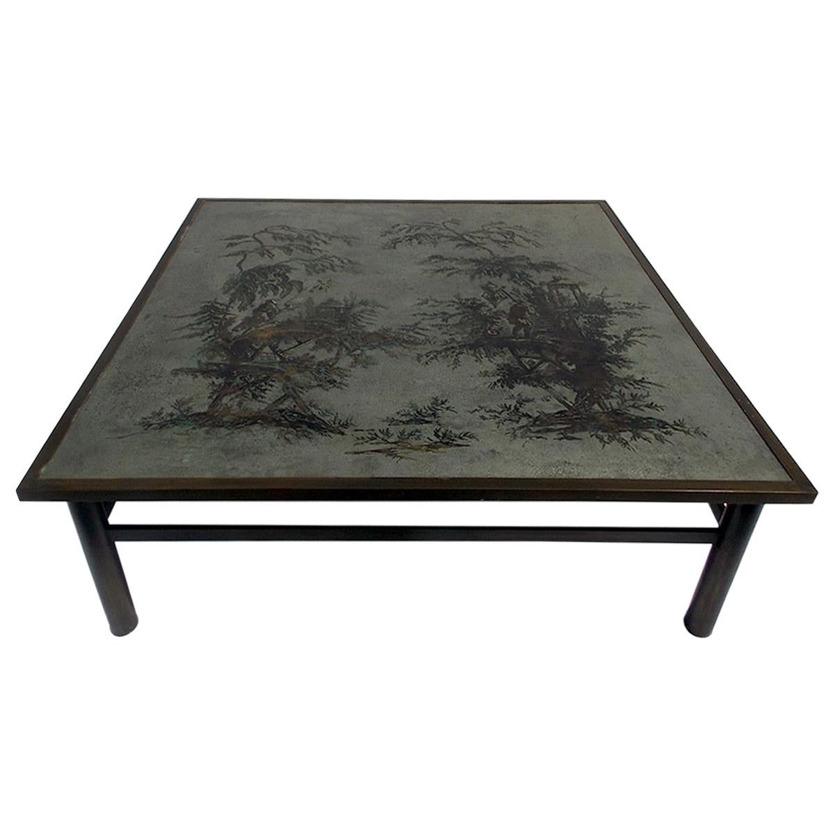 Rare Philip and Kelvin Laverne La Fleur Table