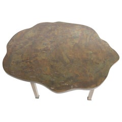Rare Philip and Kelvin LaVerne Turtle-Top Table