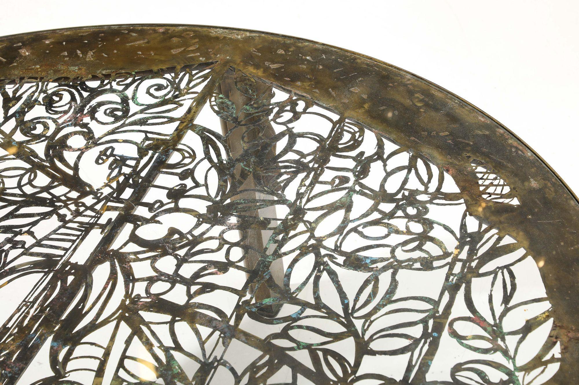 Rare table basse Philip and Kelvin LaVerne Viola Pierce en vente 4
