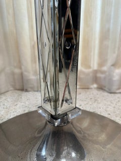 RARE Philippe Starck Etched Mirror Floor Lamp - Delano Hotel South Beach