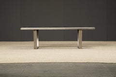 Rare Pia Manu Brutalist Coffee Table, circa 1969 Belgium, Signed