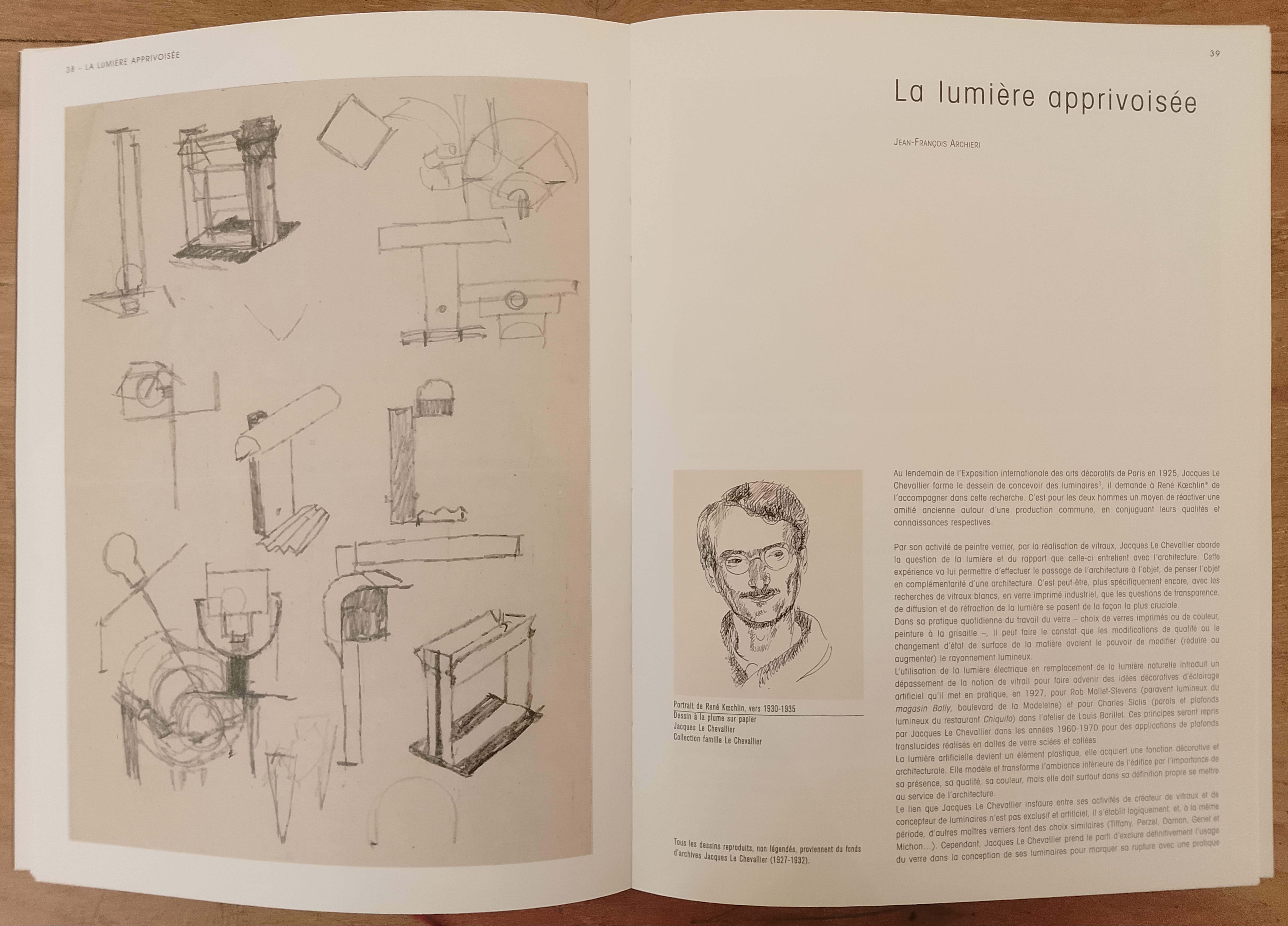 Rara lampada da pianoforte di Jacques LE CHEVALLIER e René KOECHLIN, modello No. 58, 1929 in vendita 9