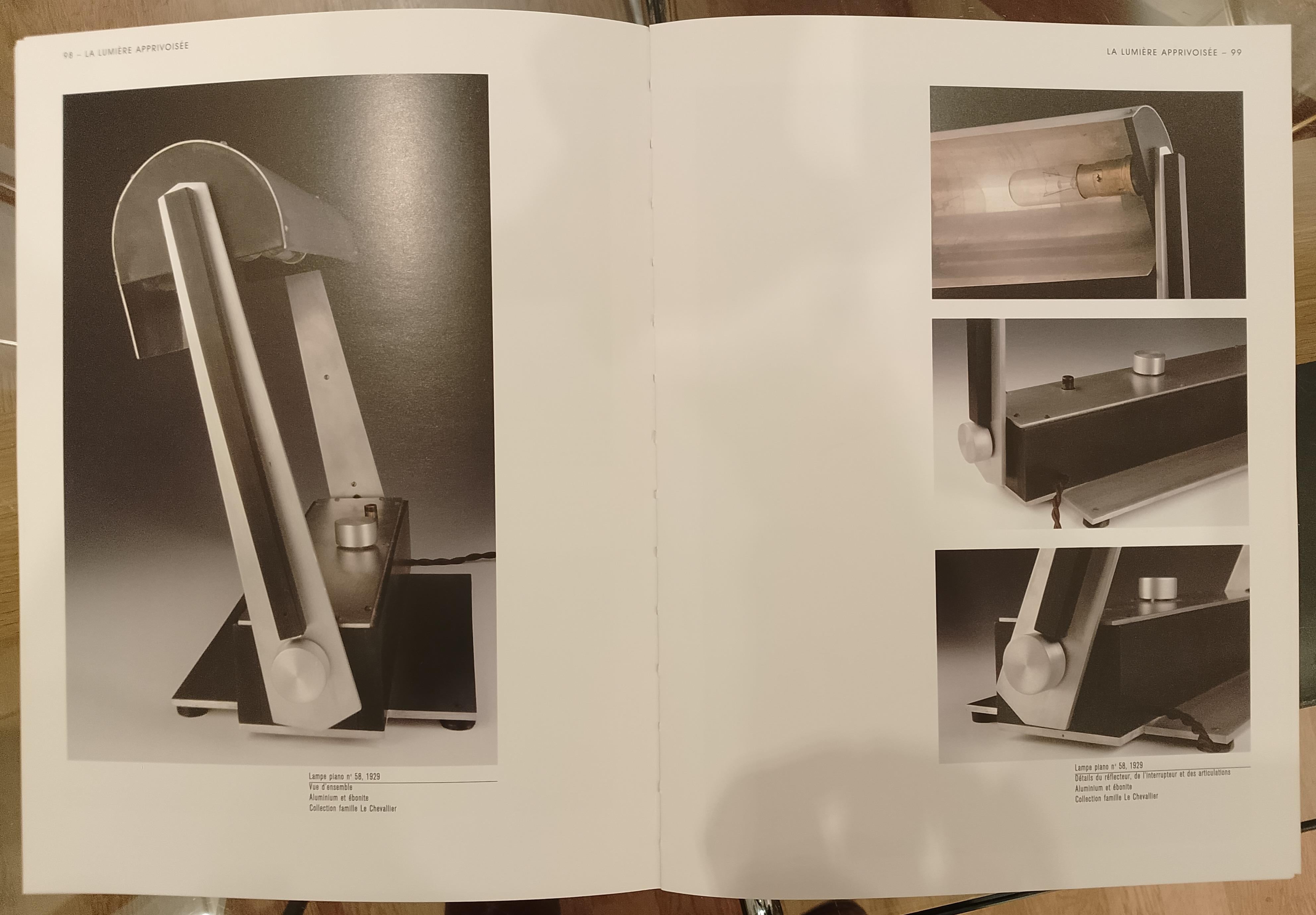 Rara lampada da pianoforte di Jacques LE CHEVALLIER e René KOECHLIN, modello No. 58, 1929 in vendita 11