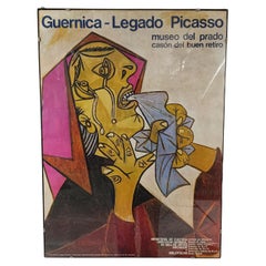 Rare Picasso Poster from the exhibition marking the return of Guernica to Spain