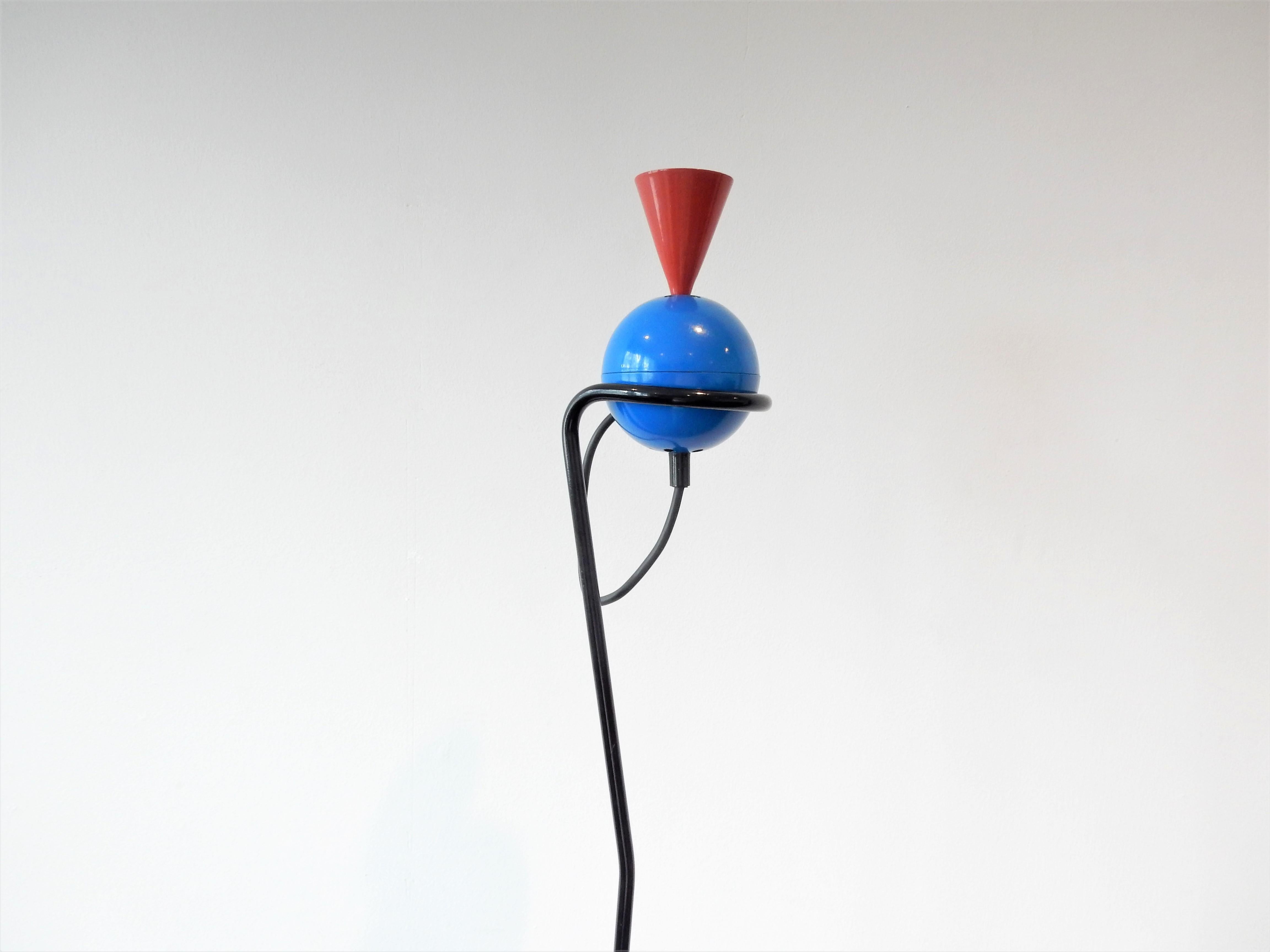 Néerlandais Rare lampadaire « Pico » d'Herman Hermsen pour Designum, Pays-Bas, années 1980 en vente
