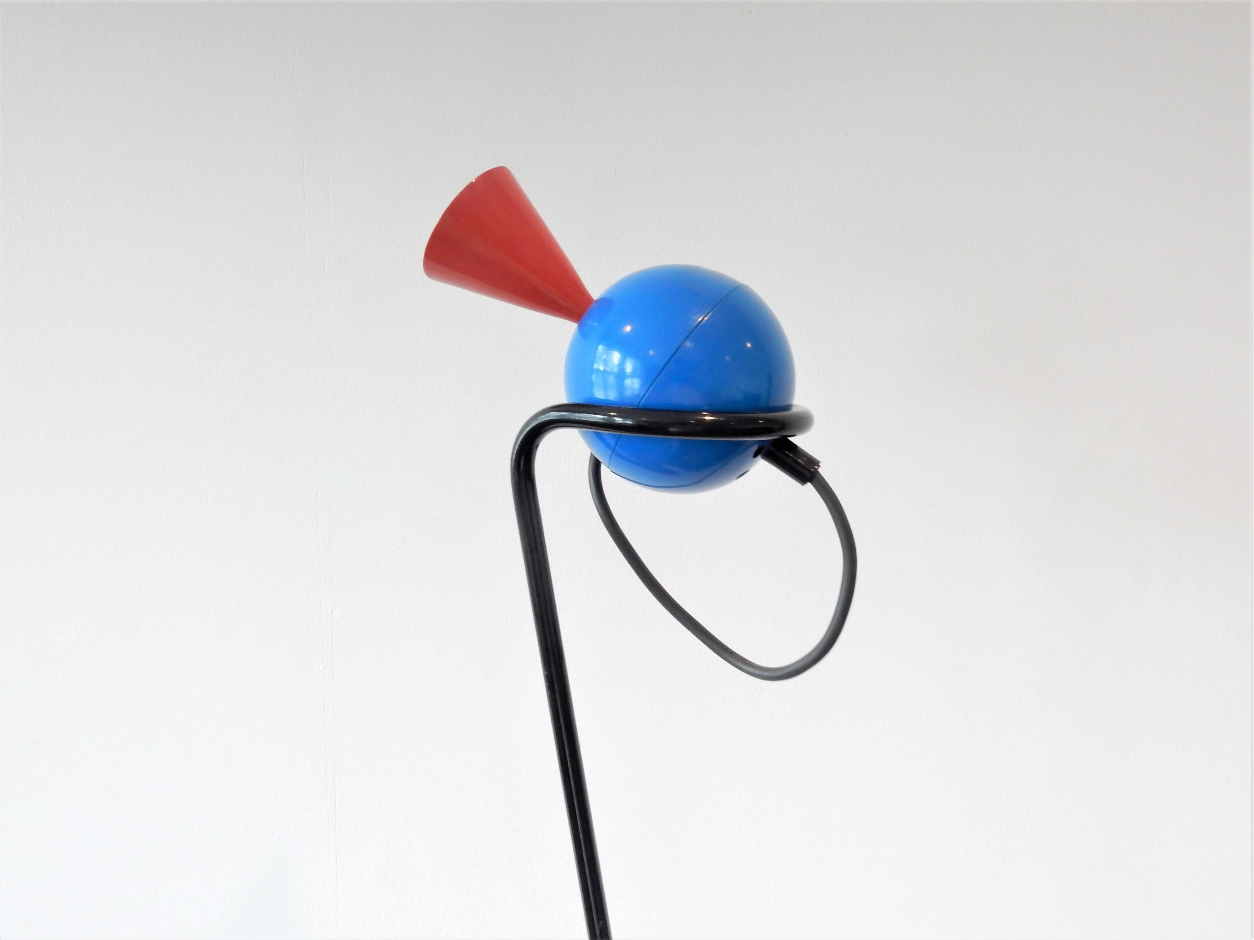 Dutch Rare 'Pico' Floor Lamp by Herman Hermsen for Designum, the Netherlands, 1980s For Sale