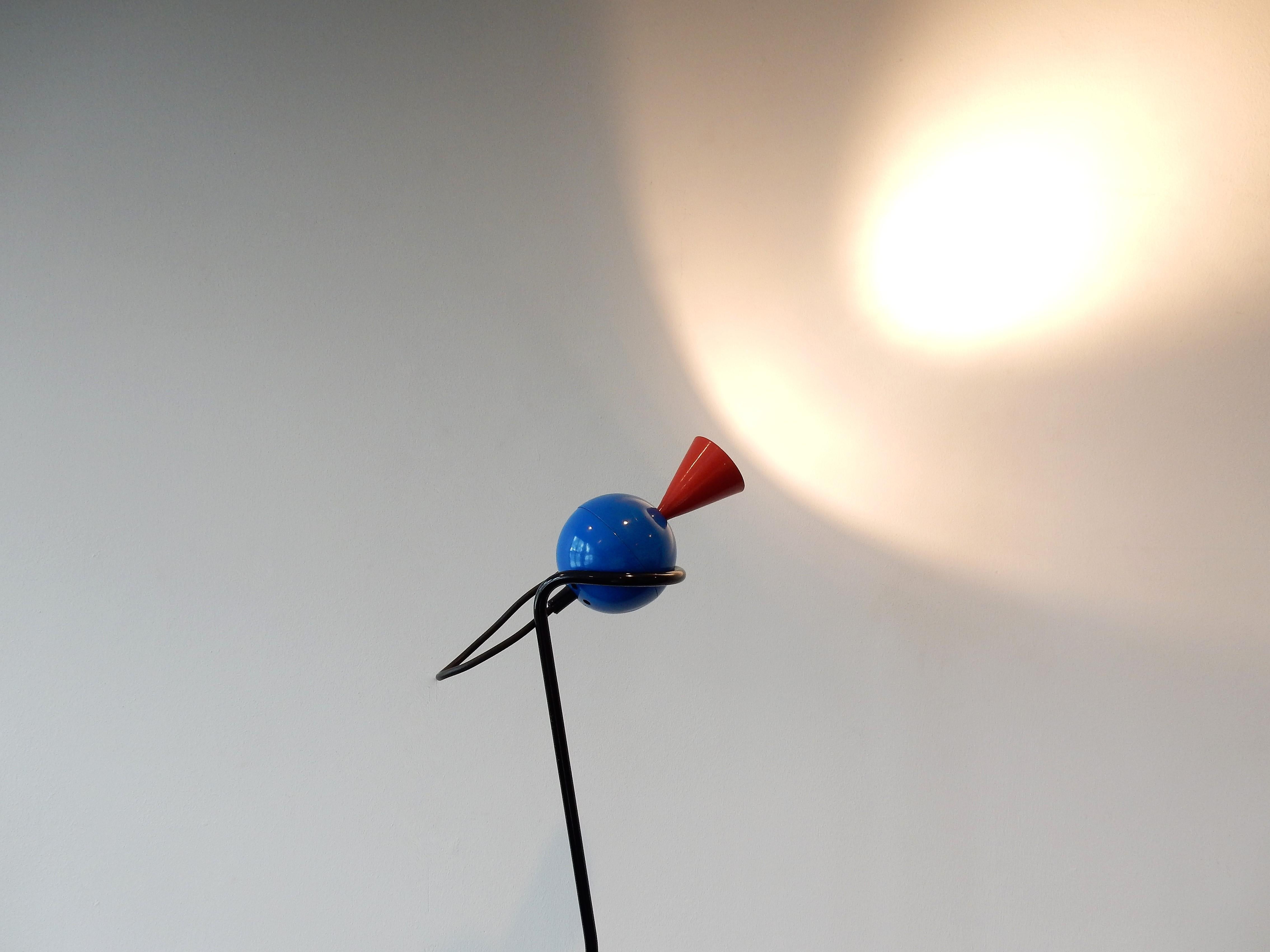 Metal Rare 'Pico' Floor Lamp by Herman Hermsen for Designum, the Netherlands, 1980s For Sale