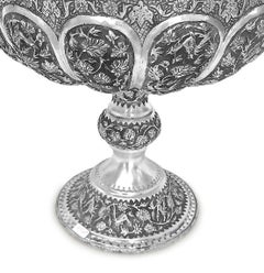 Rare Piece Handmade Persian Silver Bowl