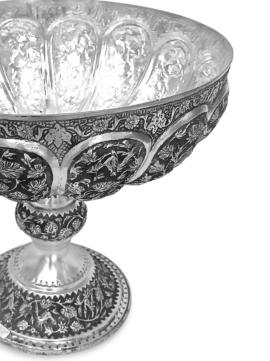 vintage silver bowl