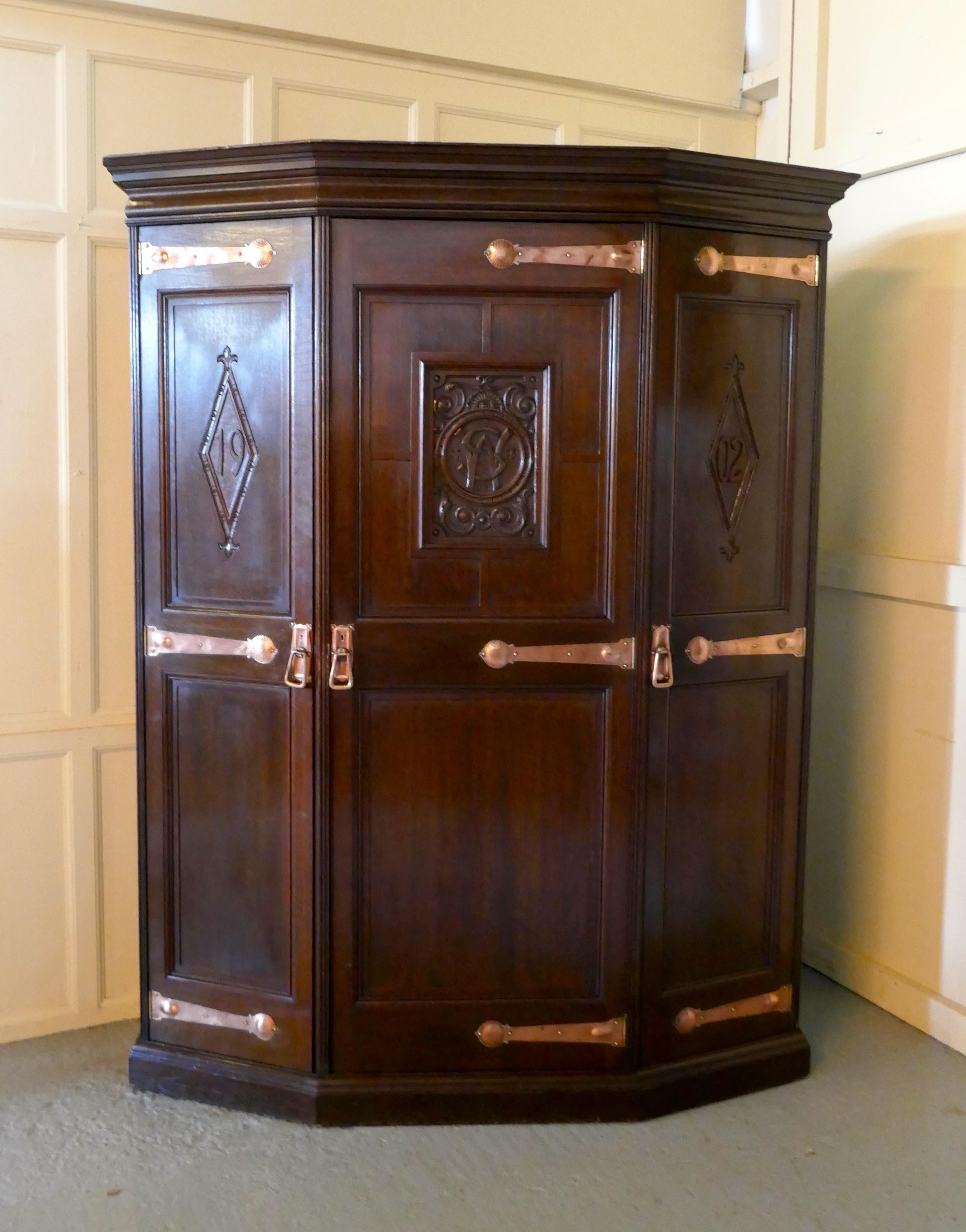 Early 20th Century Rare Piece of Progressive Arts & Crafts Furniture, Made by Gillow for Liberty
