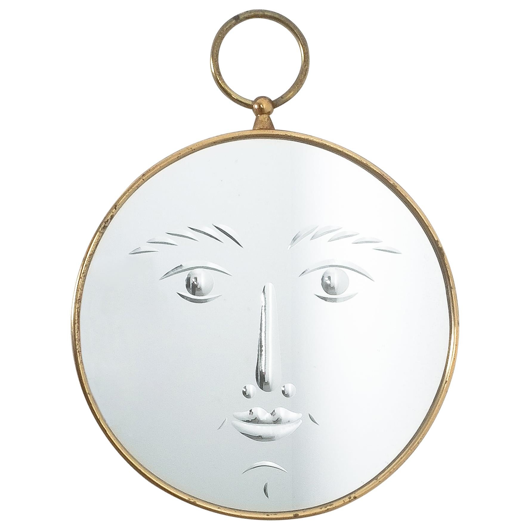 Rare Piero Fornasetti Face Mirror Viso