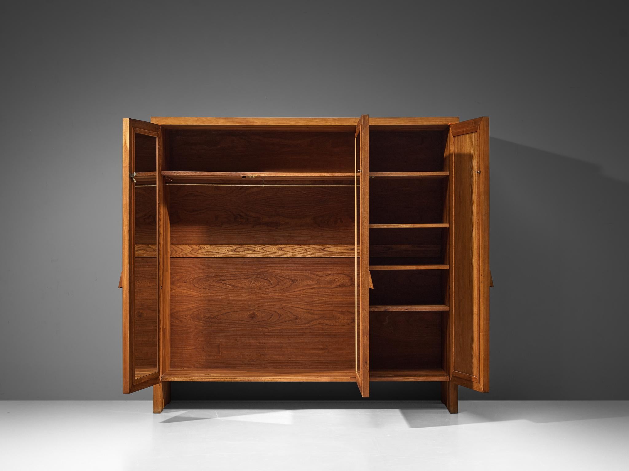 Rare Pierre Chapo 'Goya' Highboard in Solid Elm For Sale 6