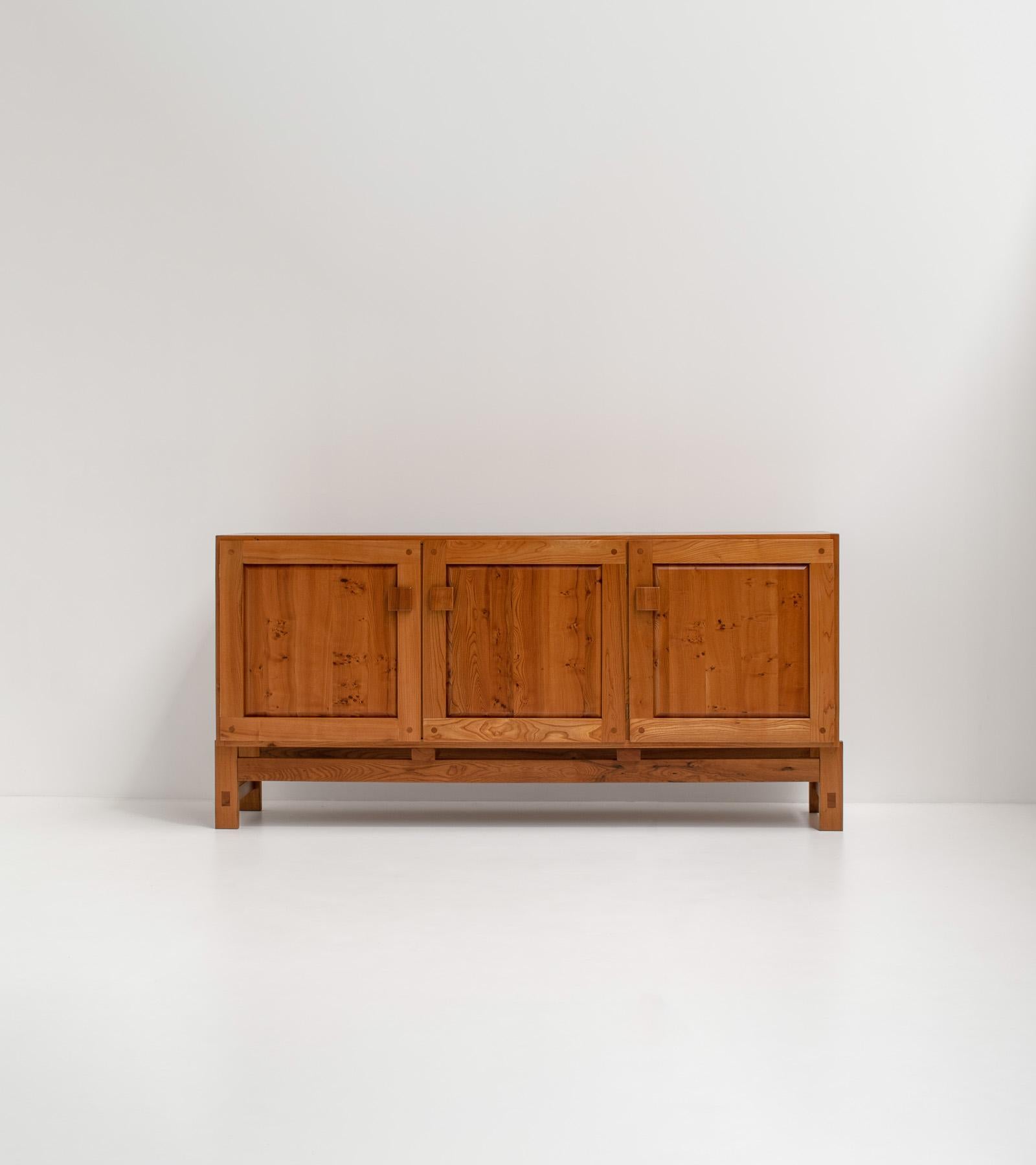 Rare Pierre Chapo R06B Sideboard in Solid Elm, 1960s 4