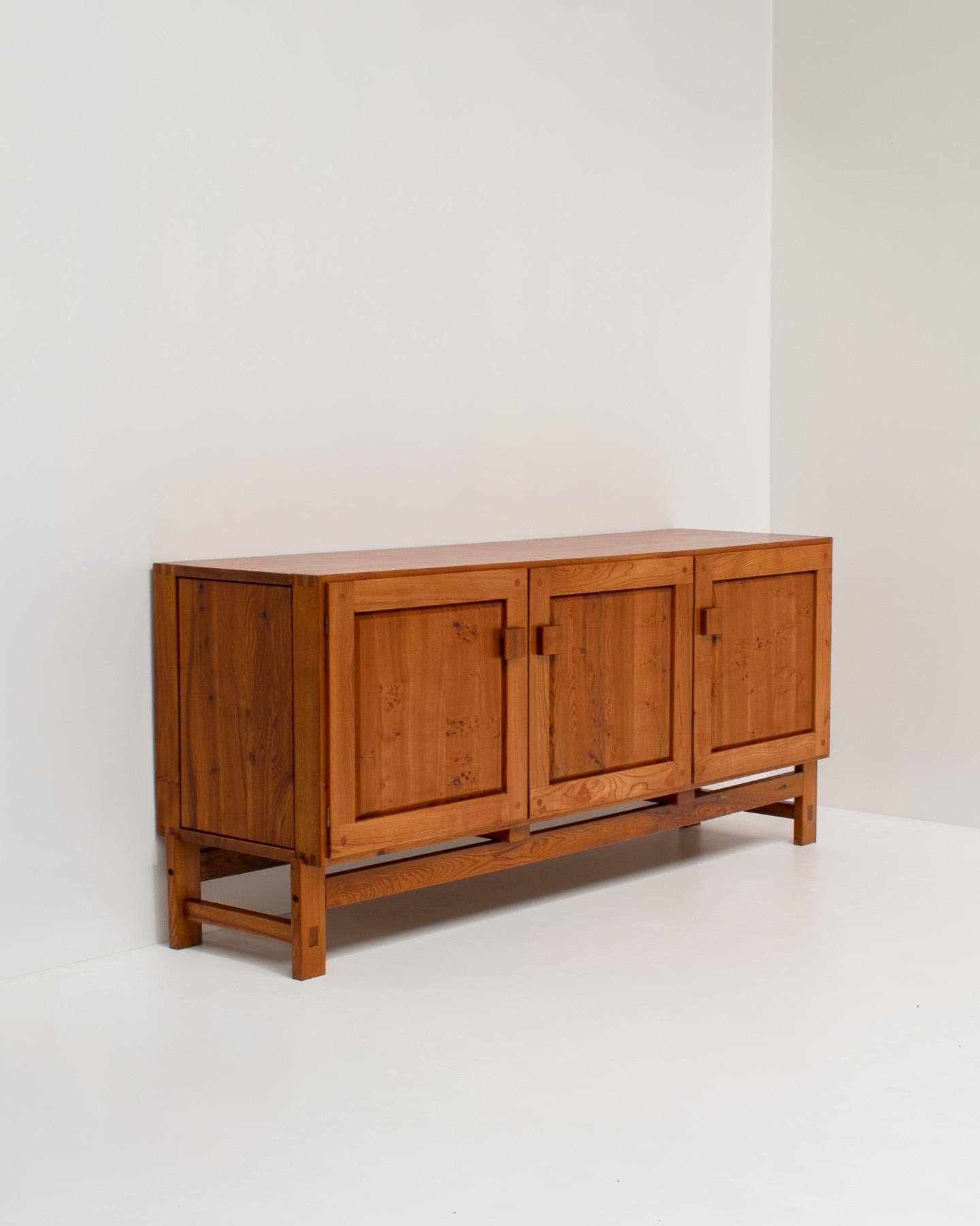 Rare Pierre Chapo R06B Sideboard in Solid Elm, 1960s 6