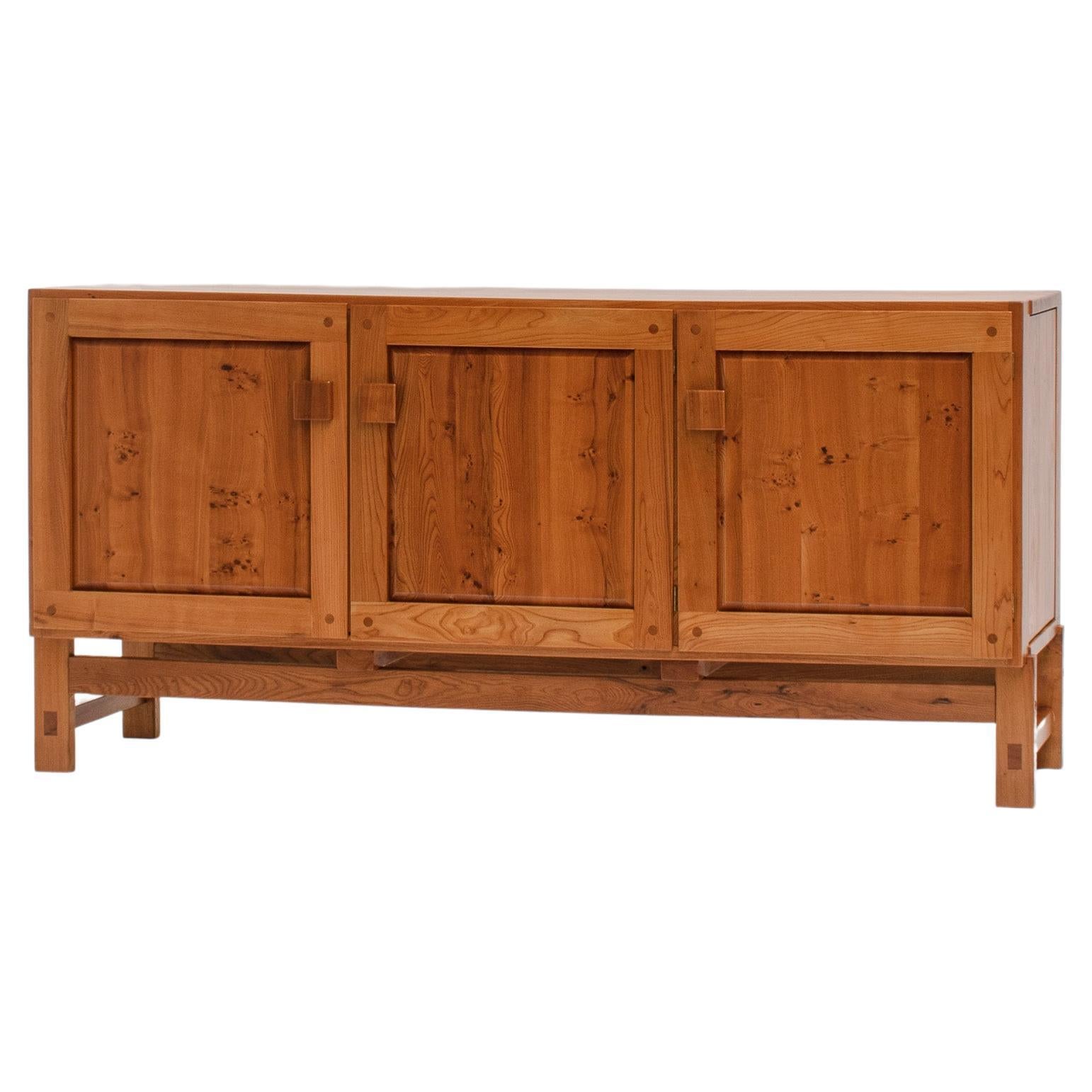 Rare Pierre Chapo R06B Sideboard in Solid Elm, 1960s