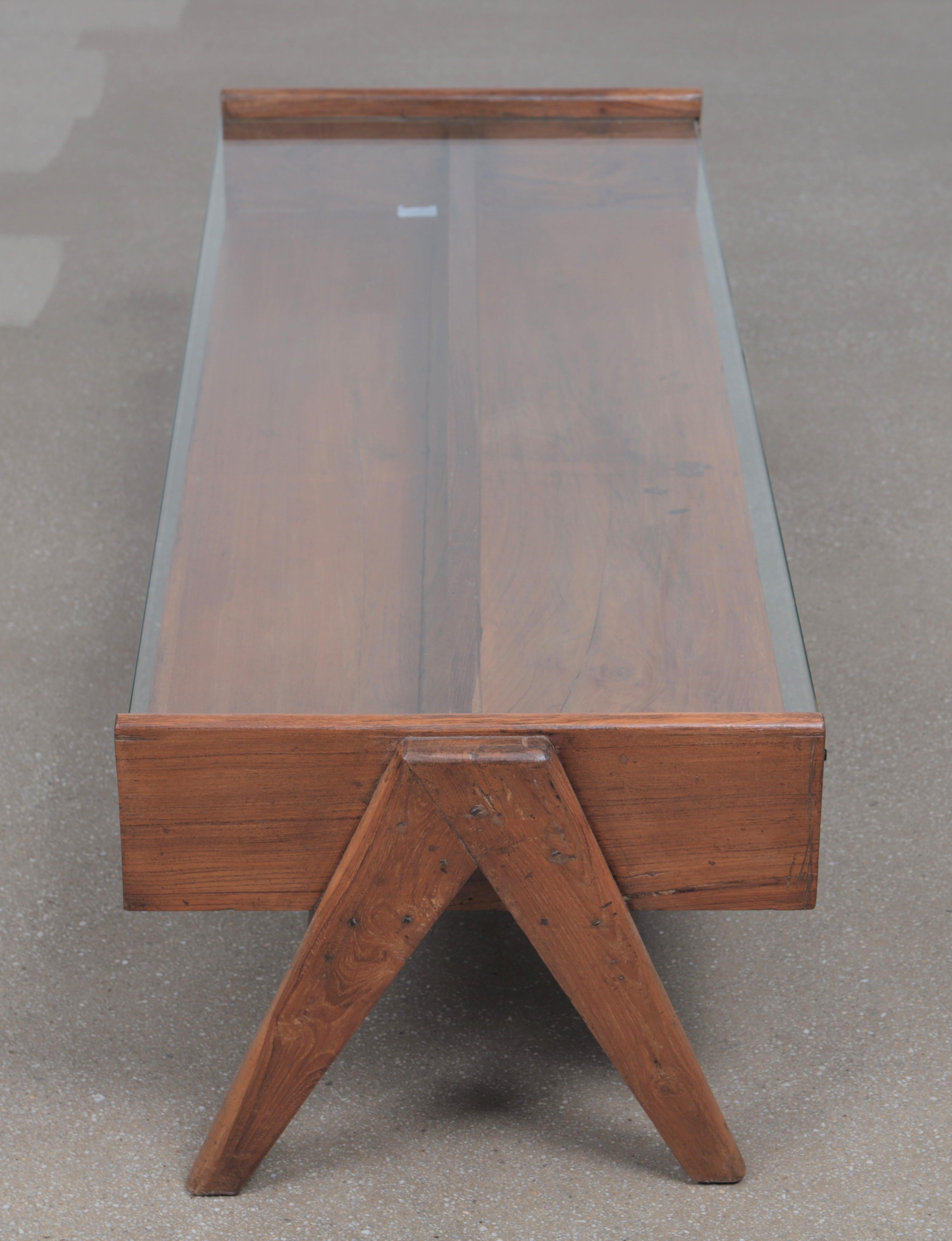 Indian Rare Pierre Jeanneret Coffee Table