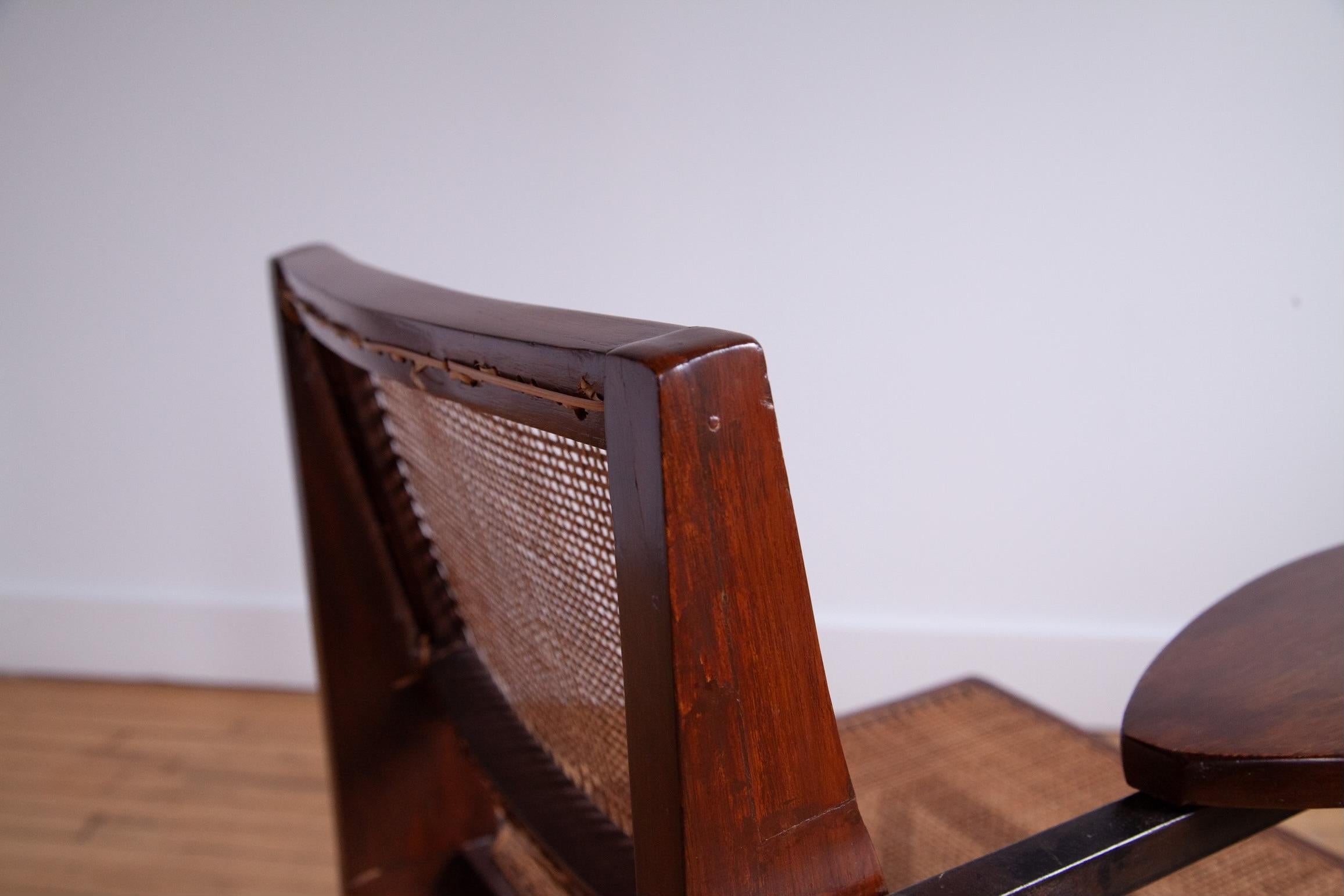 Modern Rare Pierre Jeanneret Classroom Chair For Sale