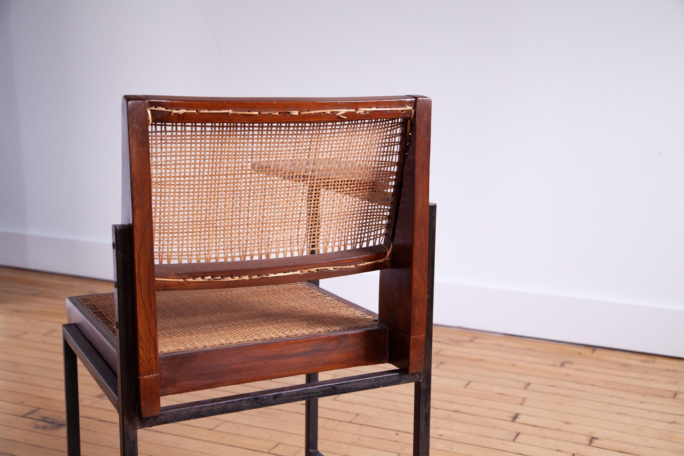 Rare Pierre Jeanneret Classroom Chair For Sale 1