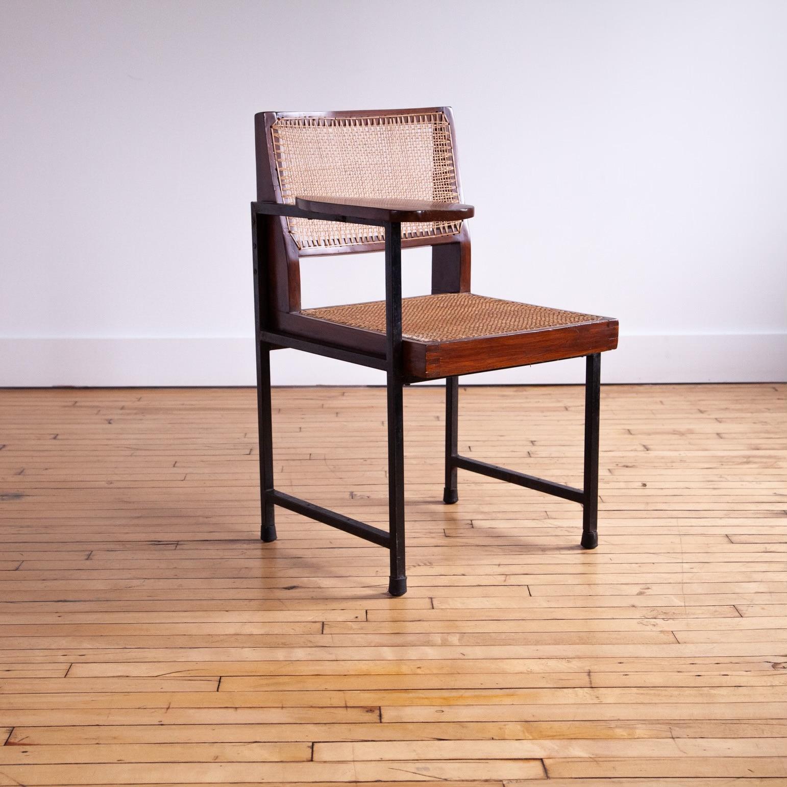 Rare Pierre Jeanneret Classroom Chair For Sale 2