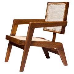 Rare Pierre Jeanneret Lounge Chair from Chandigarh Authentic Mid-Century Modern