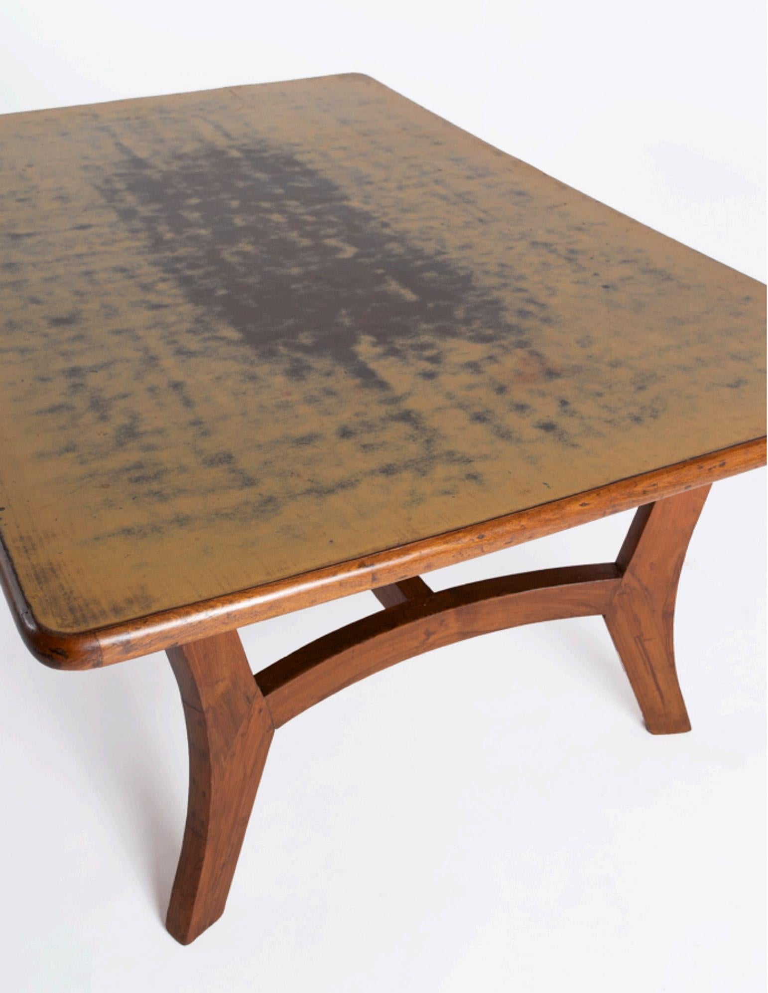 Moderne Rare table Musée de Pierre Jeanneret en vente