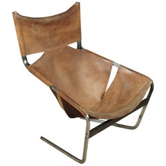 Rare Pierre Paulin Lounge Chair, Model F444 for Artifort, circa 1960