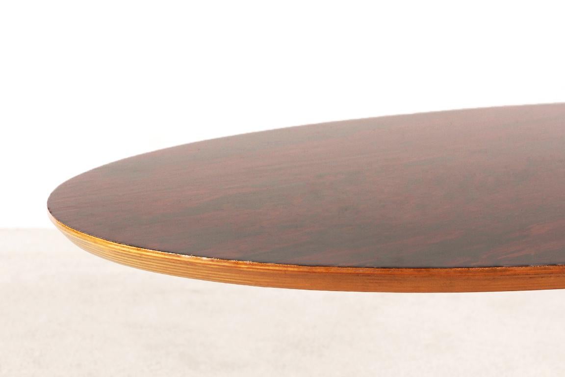 Rare Pierre Paulin Rosewood Coffee Table for Artifort, 1960s In Excellent Condition In Paris, FR
