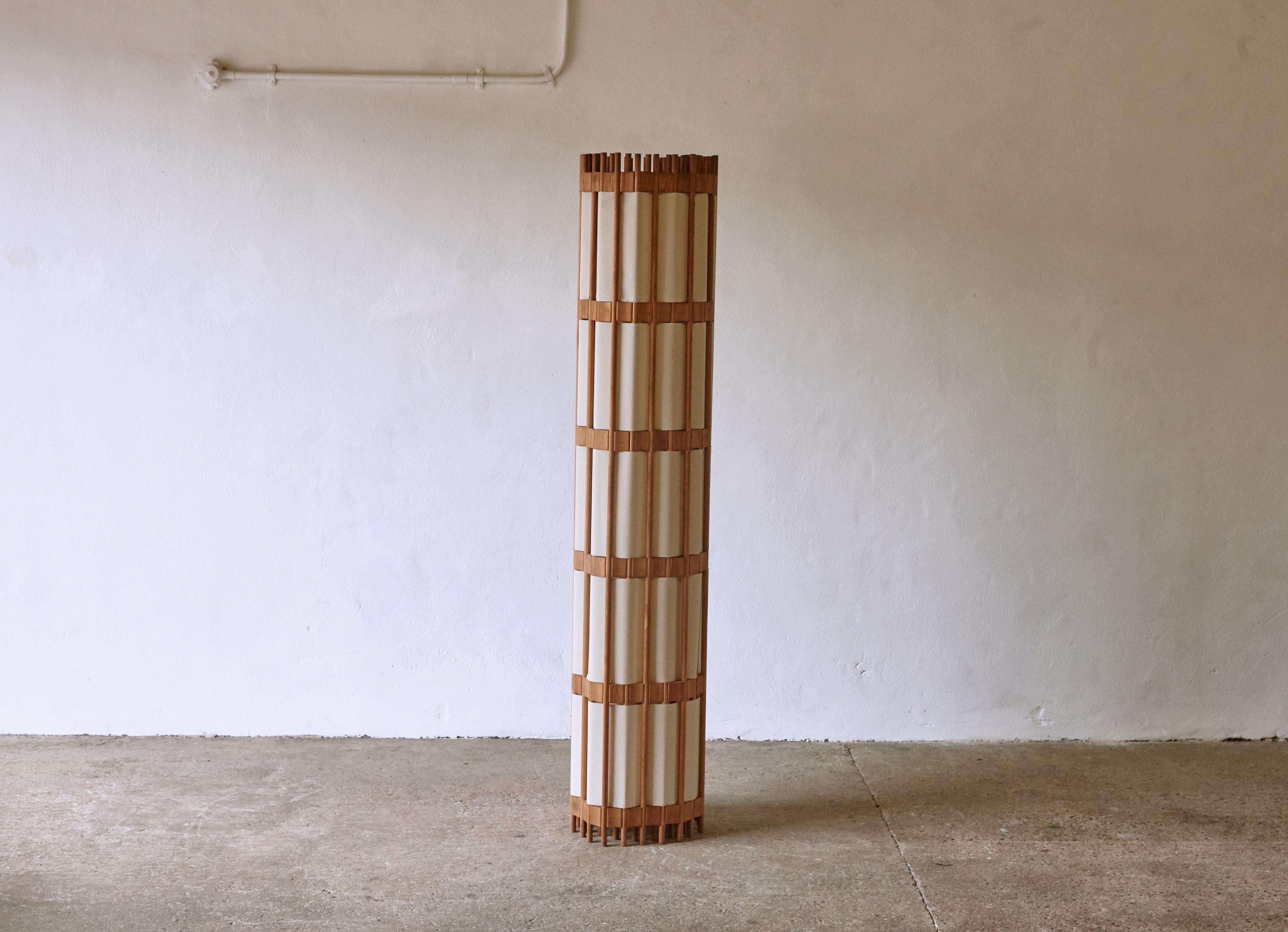 Rare Pine Screen / Room Divider, Sweden, 1960s/70s 7