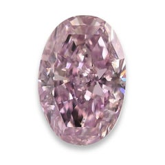 Rare Pink Diamond 1.03ct Natural Loose Fancy Purple Pink Color Diamond GIA Oval