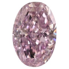 Rare Pink Diamond 1.03ct Natural Loose Fancy Purple Pink Color Diamond GIA Oval
