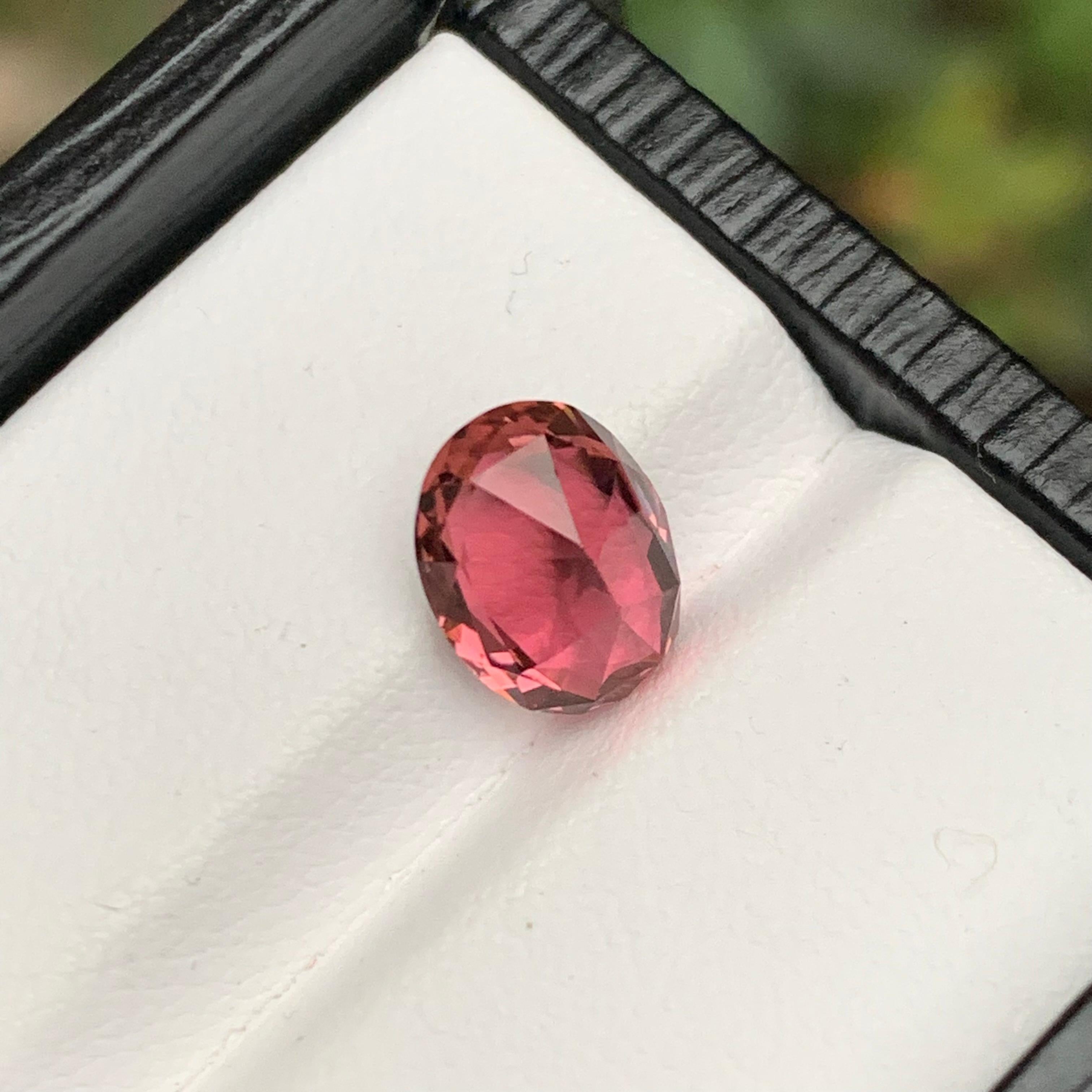 Rare Pink Natural Afghan Tourmaline Loose Gemstone, 2.75 Ct-Cushion Cut for ring In New Condition For Sale In Peshawar, PK