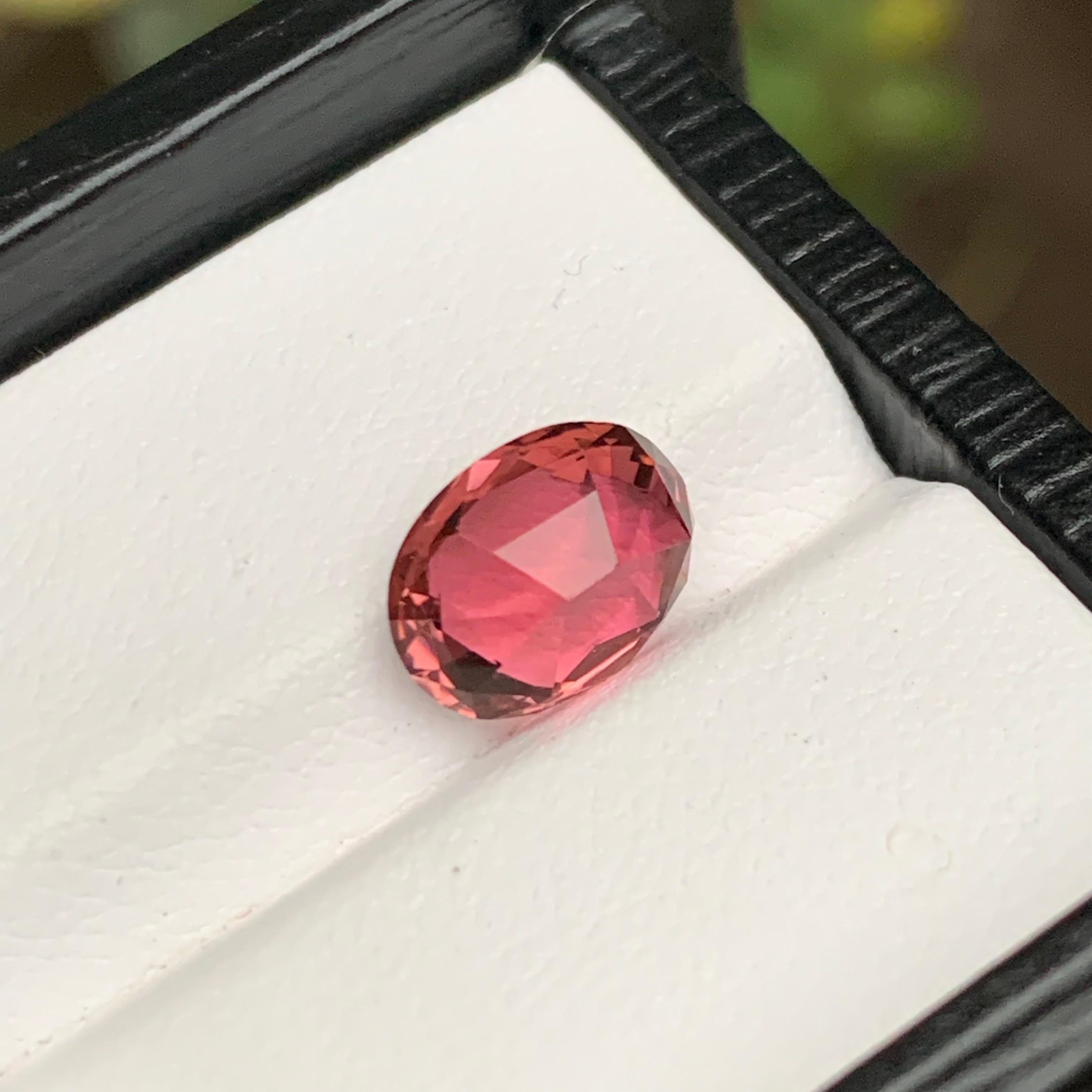 Rare Pink Natural Afghan Tourmaline Loose Gemstone, 2.75 Ct-Cushion Cut for ring For Sale 2
