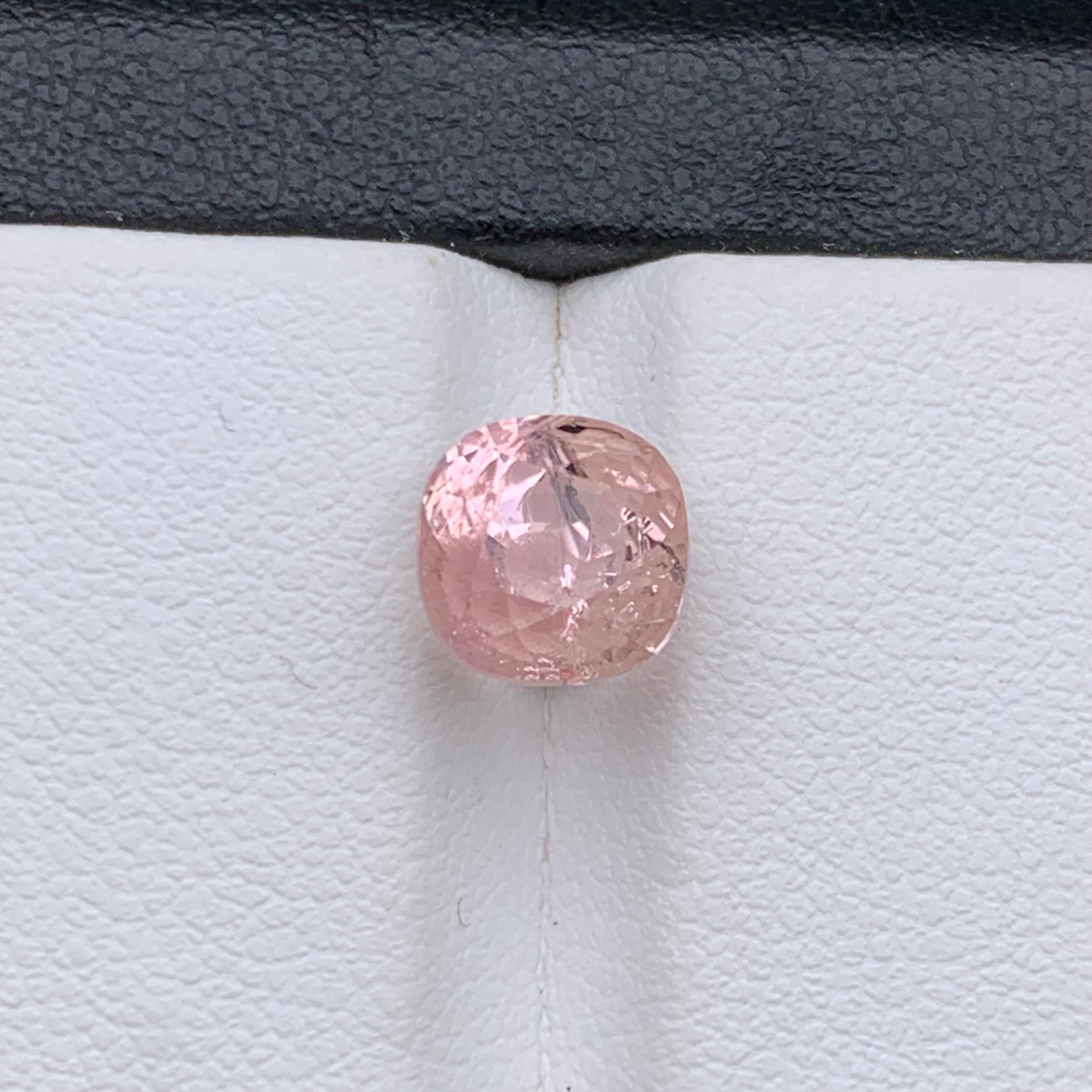 Rare Pink Natural Imperial Topaz Ring Loose Gemstone 3.25 Ct Cushion Cut-Jewelry 5