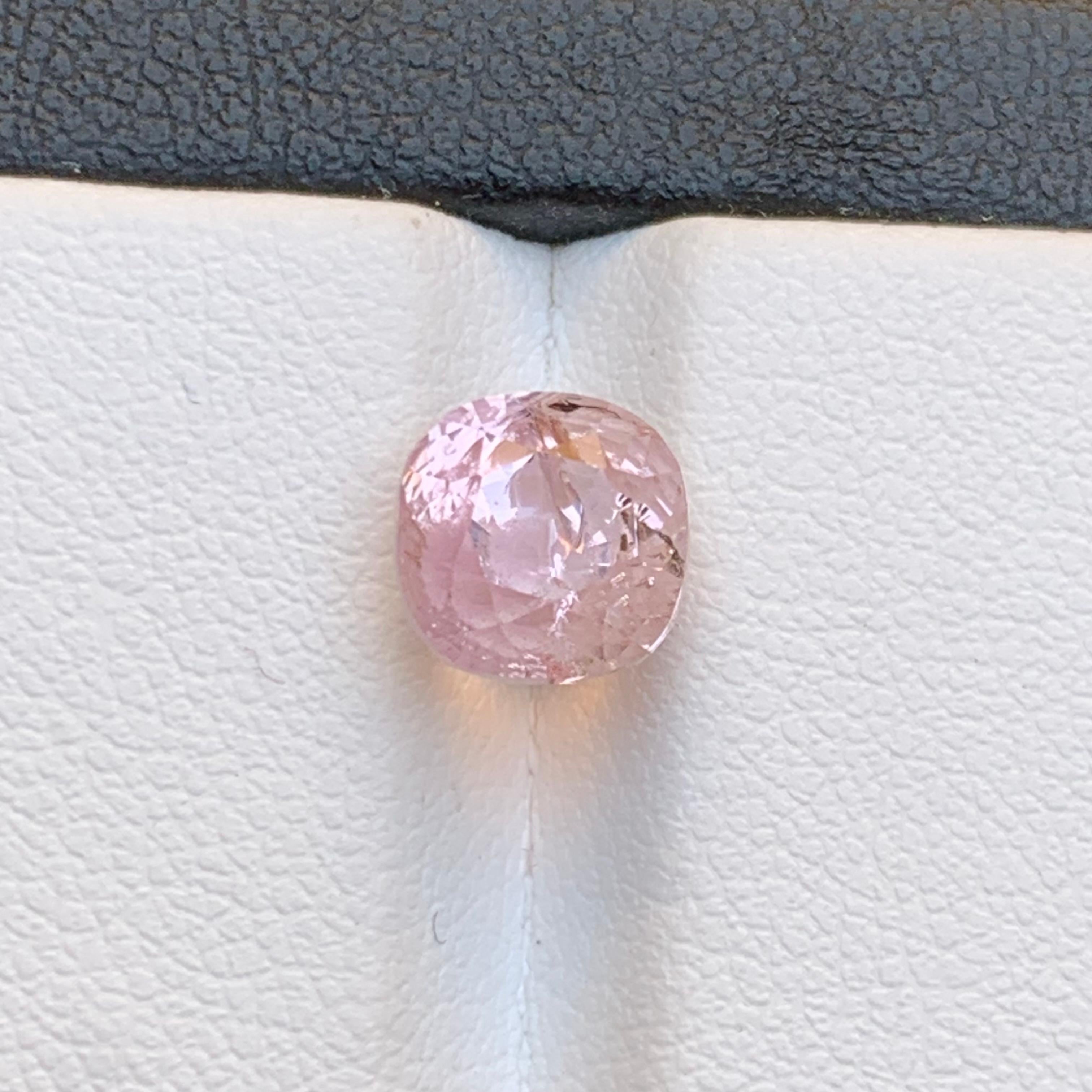 Rare Pink Natural Imperial Topaz Ring Loose Gemstone 3.25 Ct Cushion Cut-Jewelry 4