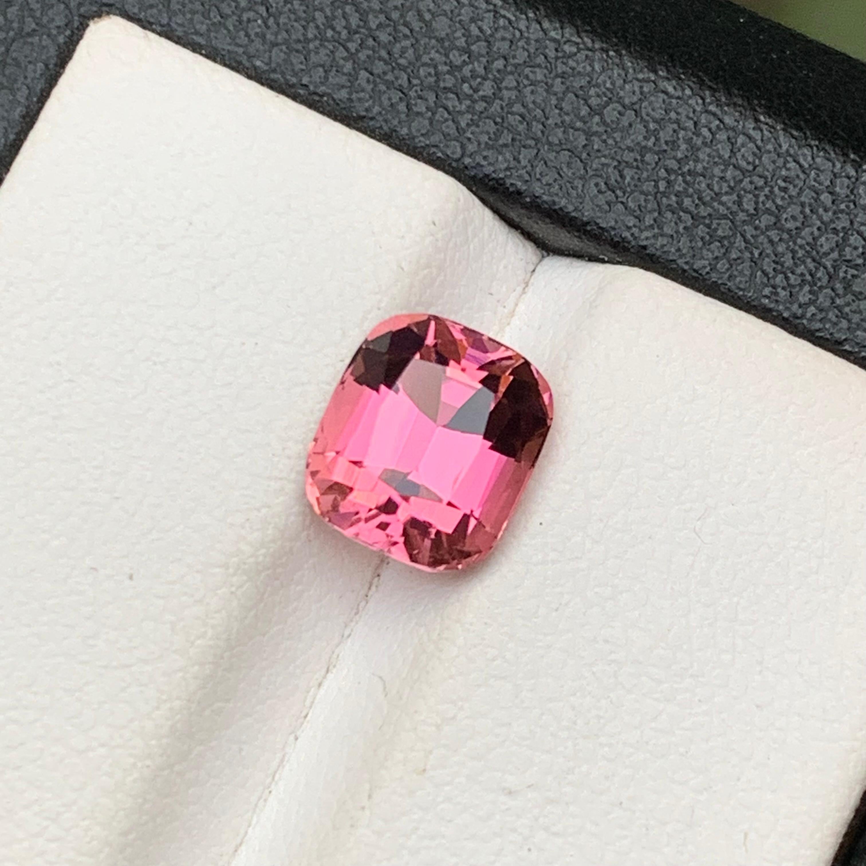Rare Pink Natural  Tourmaline Loose Gemstone for Ring, Necklace Pendant or any other Jewelry Setting-Cushion Cut!!

💎 GEMSTONE TYPE:  Tourmaline 
⚖️ WEIGHT: 2.70 Carats
🪚 SHAPE & CUT: Cushion Cut
📏 SIZE (MM): 8.25 x 7.27 x 6.07
🌈 COLOR: Pink
🔎