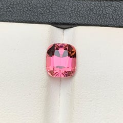 Rosa Raro Natural  Anillo de Turmalina Gema Suelta 2.70Ct Corte Cojín para Joyería