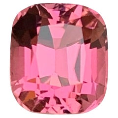 Rosa Raro Natural  Anillo de Turmalina Gema Suelta 2.70Ct Corte Cojín para Joyería