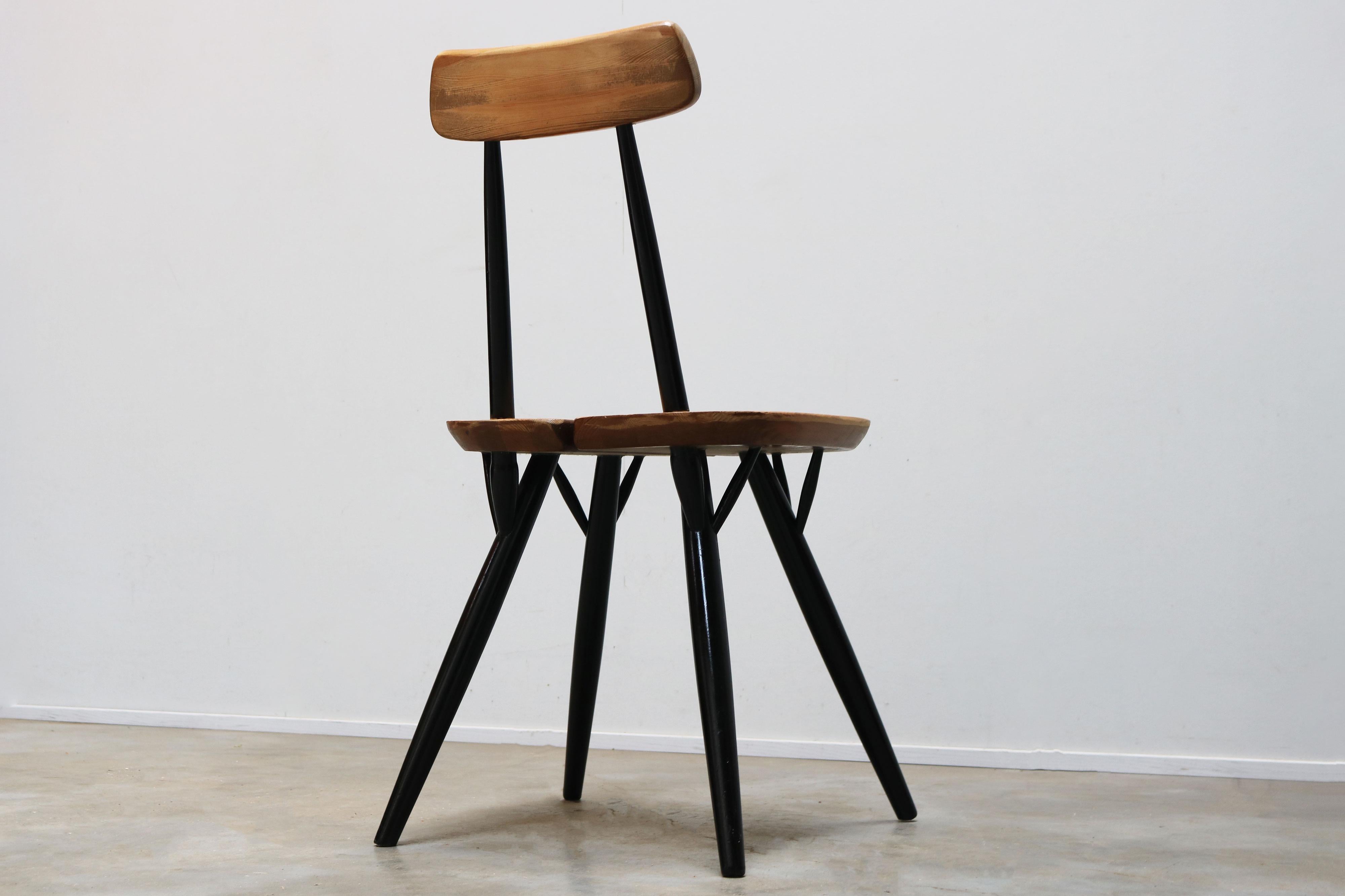 Raro set da pranzo di design ''Pirkka'' di Ilmari Tapiovaara per Laukaan Puu 1955 in vendita 4