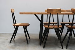 Rare ''Pirkka'' design dining room set by Ilmari Tapiovaara for Laukaan Puu 1955