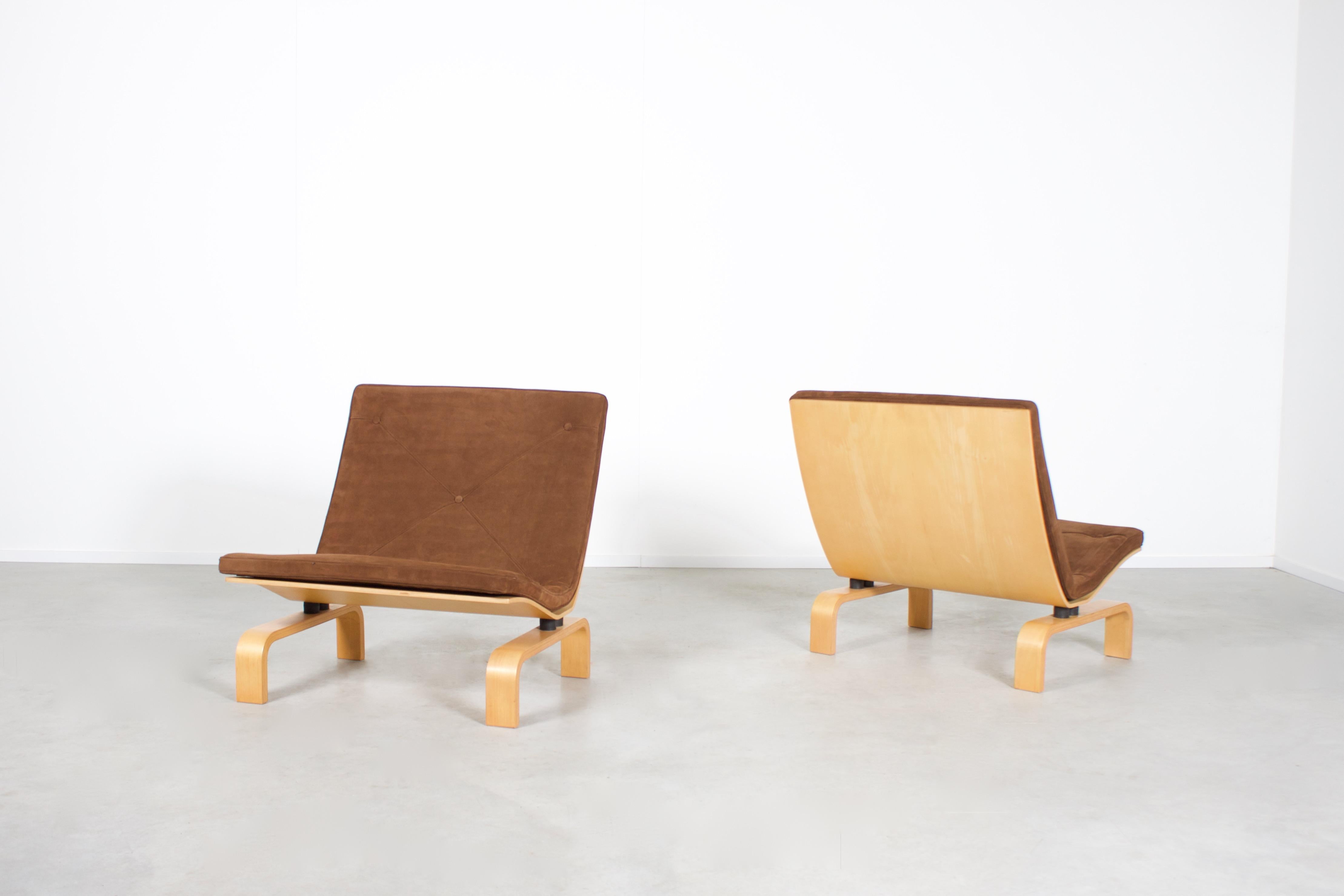 Danish Rare PK27 Easy Chairs by Poul Kjaerholm for E. Kold Christensen, Denmark, 1971