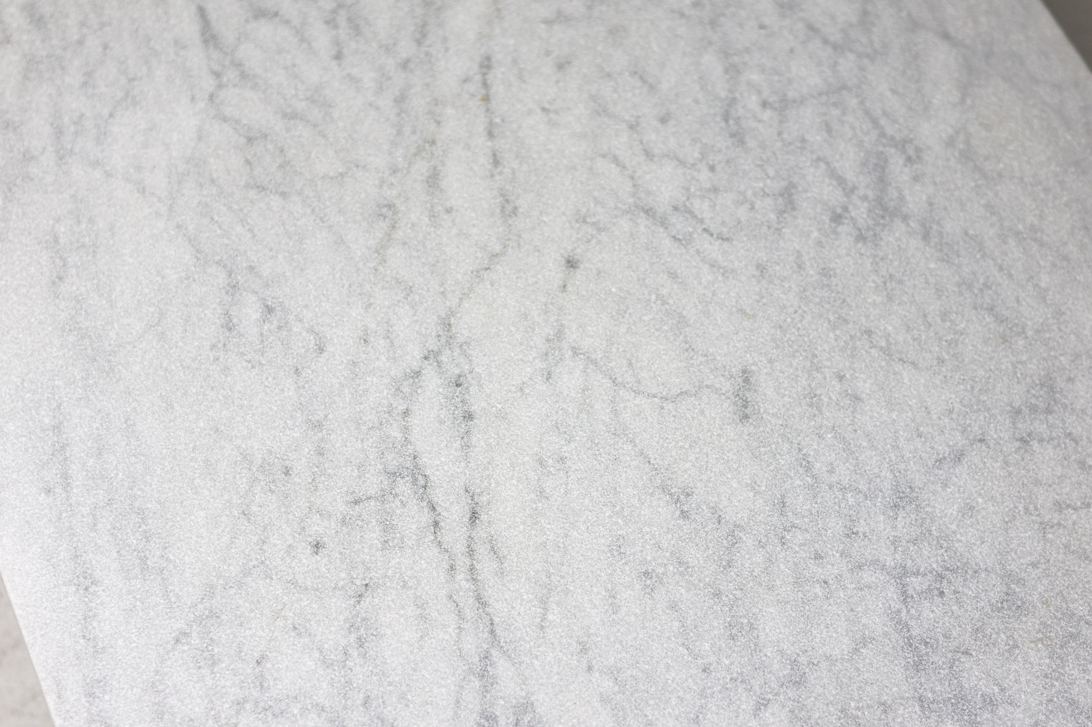 Rara mesa de centro de mármol laminado PK63 Flint de Poul Kjærholm en venta 2