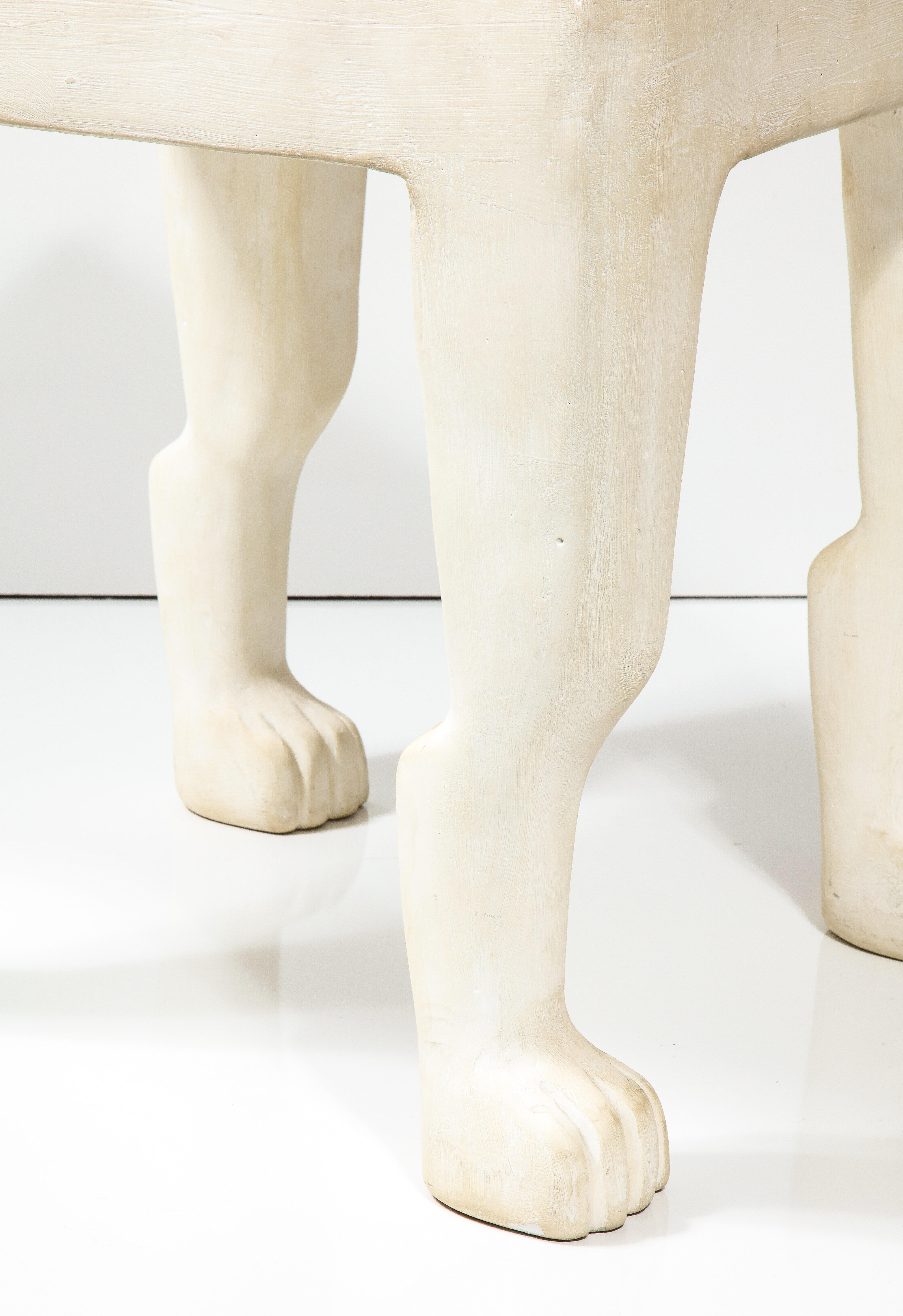 Rare Plaster Etruscan Table by John Dickinson, United States, c. 1975 8