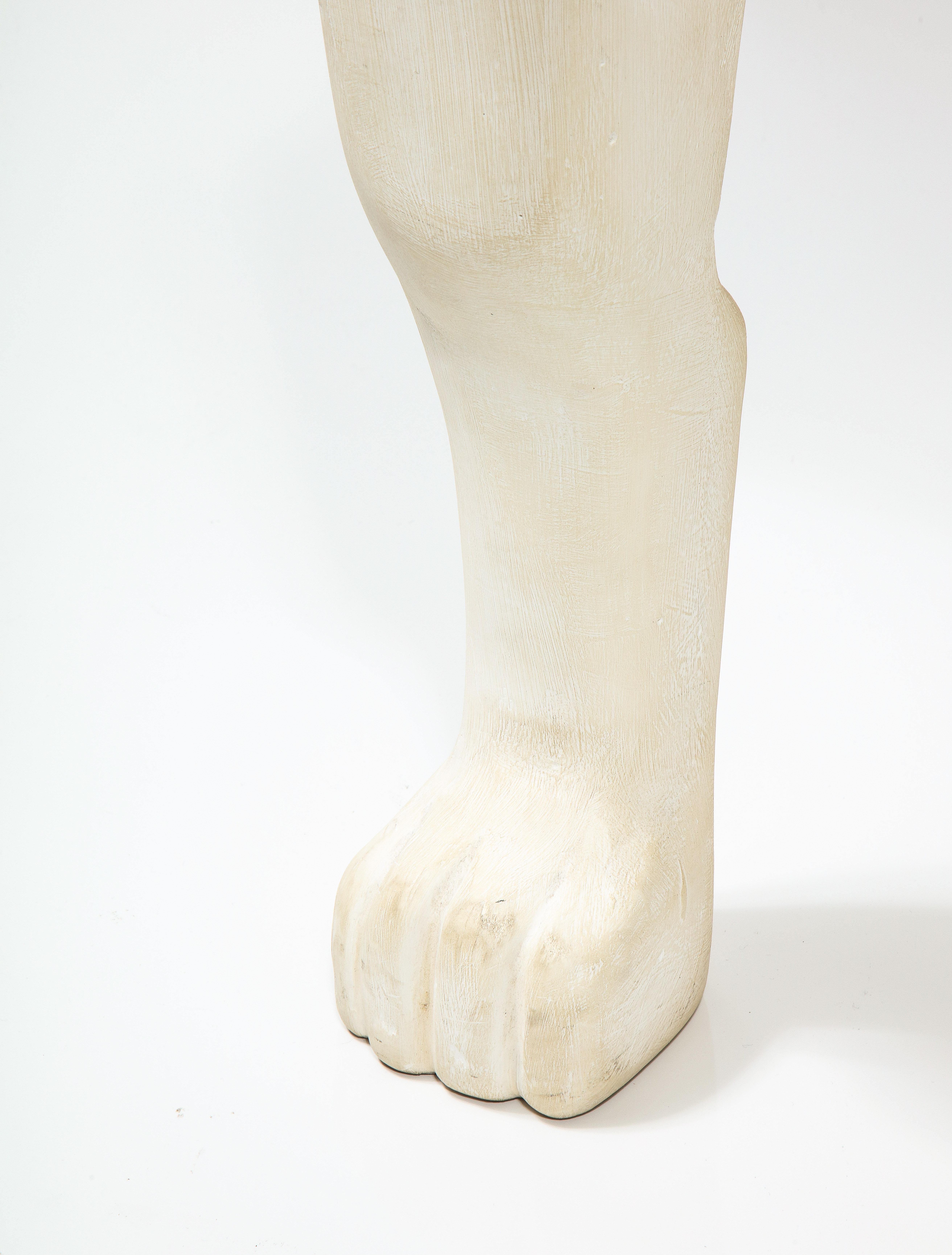 Rare Plaster Etruscan Table by John Dickinson, United States, c. 1975 In Good Condition In New York City, NY