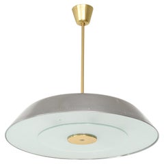 Rare Polished Steel PendantT by Harald Notini for Böhlmarks