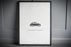 Rare Political "Fourth Reich" Poster with Lyndon Johnson VW