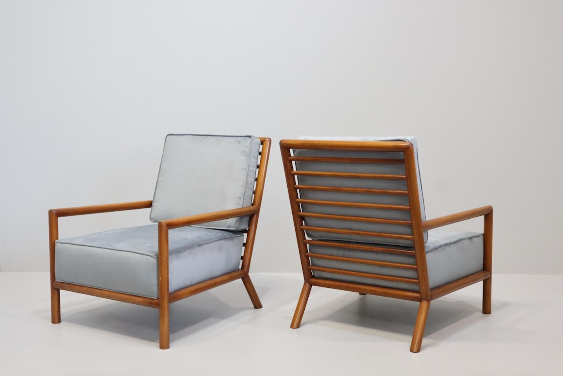 Mid-20th Century Fauteuils rares de T.H. Robsjohn-Gibbings pour Widdicomb en vente