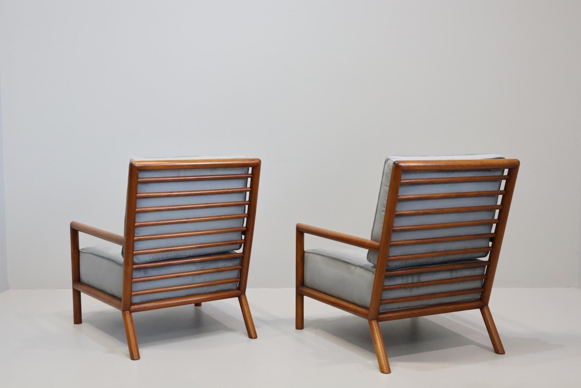 Fauteuils rares de T.H. Robsjohn-Gibbings pour Widdicomb en vente 1