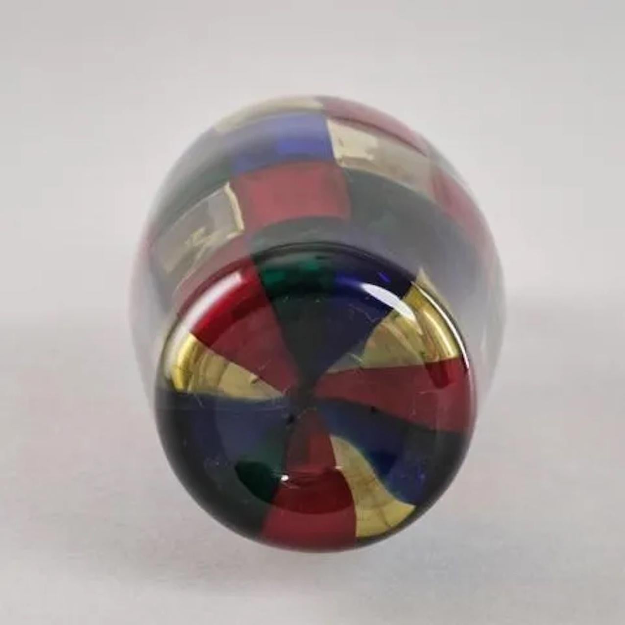 Mid-20th Century Rare Polychrome Murano Glass 