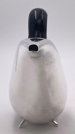 Rare pichet en argent sterling de Pomellato dans le style moderne du milieu du siècle dernier
